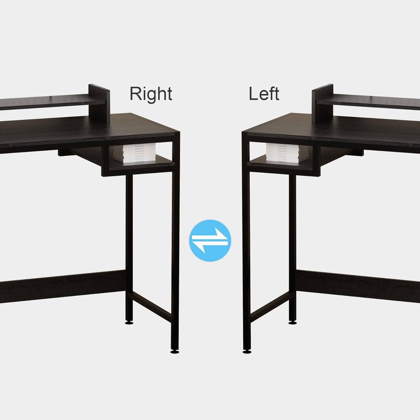 Computer Desk - 32 Inch Home Office Desk with Storage, Gaming Desk
