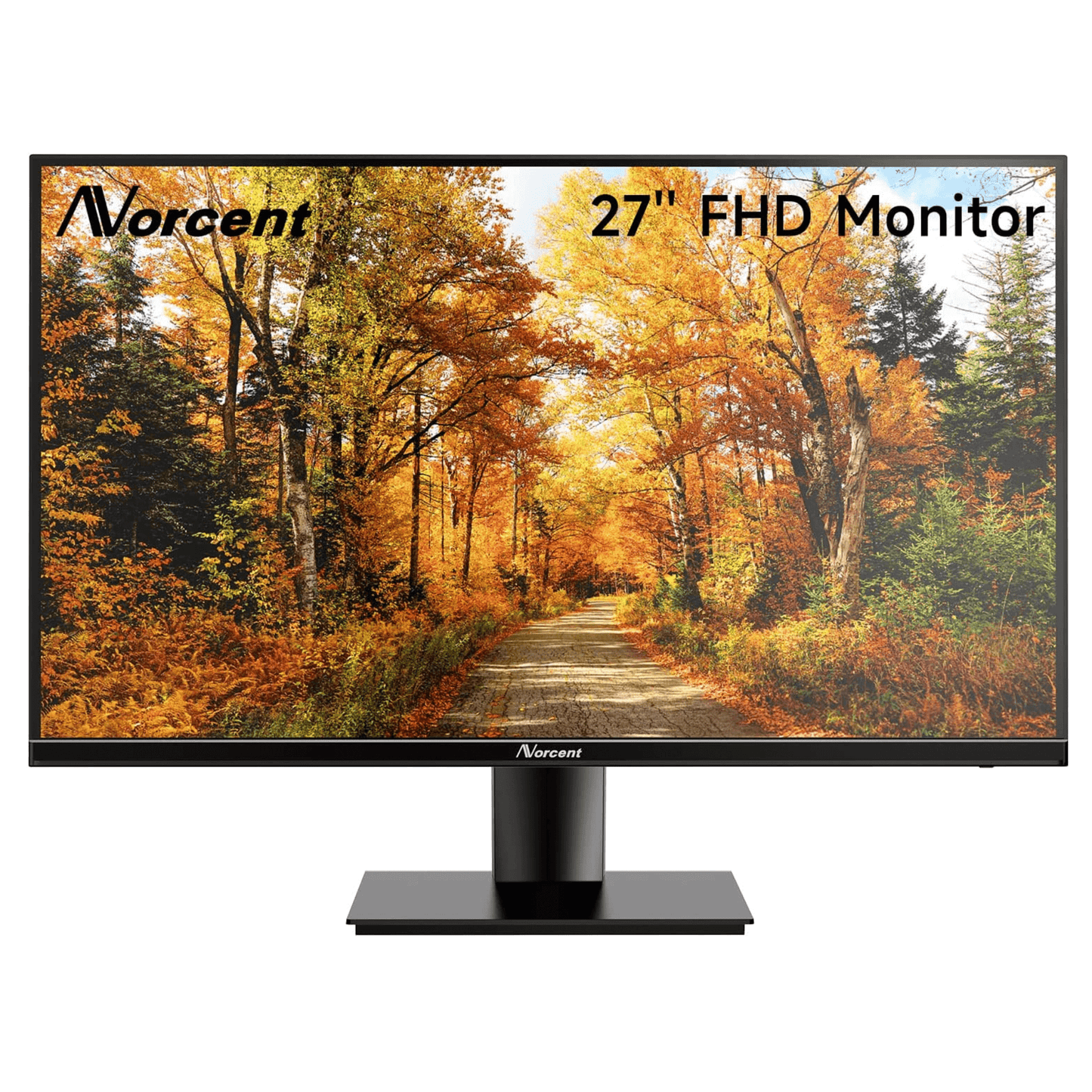 Norcent 27 Inch Frameless Computer Monitor FHD 75HZ VA with Built-In S